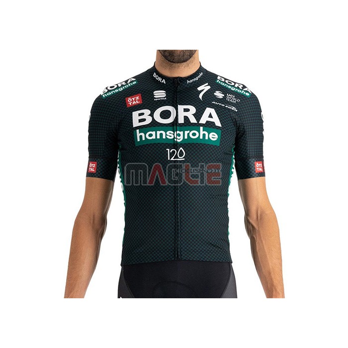 Maglia Bora-Hansgrone Manica Corta 2021 Spento Verde - Clicca l'immagine per chiudere